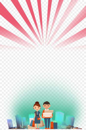 Background light Poster - Radiation light effect poster background decoration 