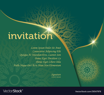 background luxury invitation template