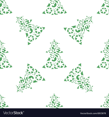 Background of Christmas trees vector image Background of Christmas trees vector image