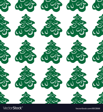 Background of Christmas trees vector image Background of Christmas trees vector image