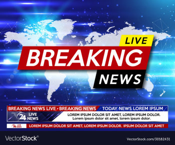 background screen saver on breaking news breaking