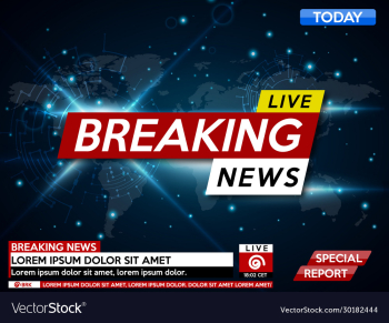 background screen saver on breaking news breaking