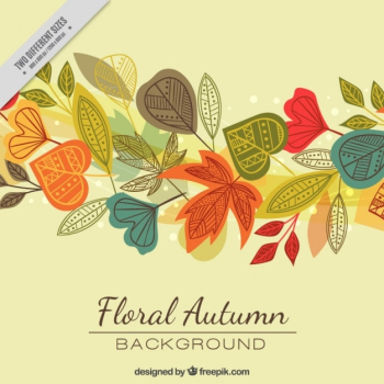 Background with colorful autumn leaves Background with colorful autumn leaves