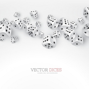 Background with dice, casino Background with dice, casino