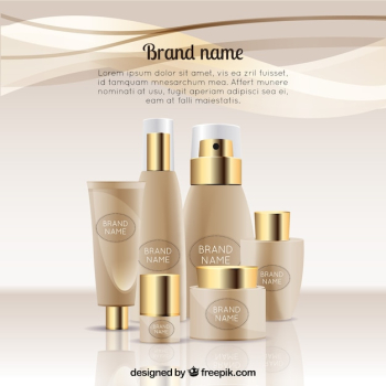 Background with luxurious cosmetics Background with luxurious cosmetics