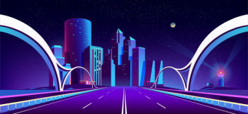 background with night city in neon lights background with night city in neon lights