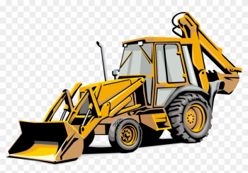 Backhoe Loader Sticker Heavy Equipment Excavator - Excavator Vector Png Backhoe Loader Sticker Heavy Equipment Excavator - Excavator Vector Png