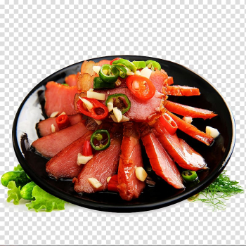 Bacon Curing Chinese sausage JD.com Meat, Delicious bacon bacon cured hind leg transparent background PNG clipart