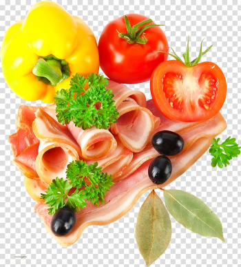 Bacon roll Ham Salami Meat, bacon transparent background PNG clipart Bacon roll Ham Salami Meat, bacon transparent background PNG clipart