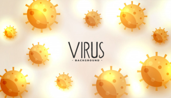 Bacteria infection or virus flu background Free Vector Bacteria infection or virus flu background Free Vector