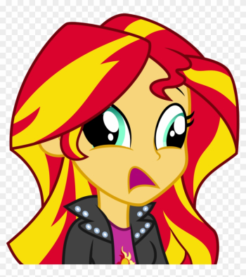 Bad Edit, Cross Eyes, Derp, Edit, Equestria Girls, - Equestria Girl Sunset Shimmer