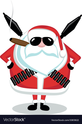 Bad Santa vector image Bad Santa vector image