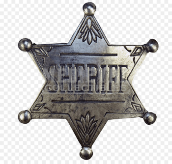 Badge Sheriff Cowboy Police American frontier - Wild West Badge Sheriff Cowboy Police American frontier - Wild West