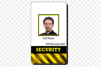 Badge Template Security guard Identity document - id card Badge Template Security guard Identity document - id card