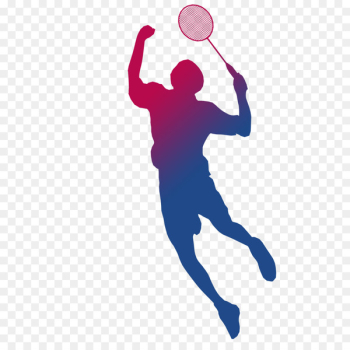Badminton BWF World Championships Sport Shuttlecock Racket - Playing badminton silhouette 