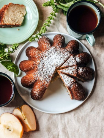 baked bread in plate baked bread in plate