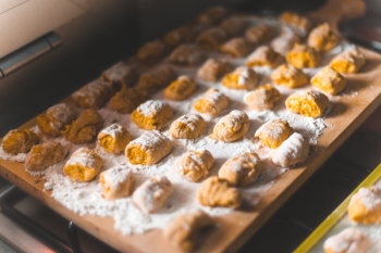 Baked Cookies on Tray Baked Cookies on Tray