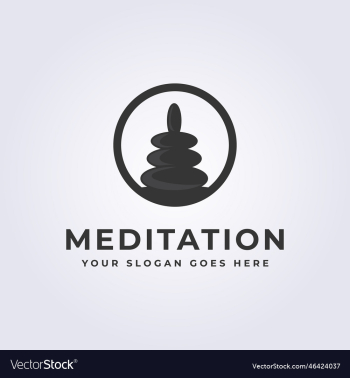 balancing meditation stone black rock logo balancing meditation stone black rock logo
