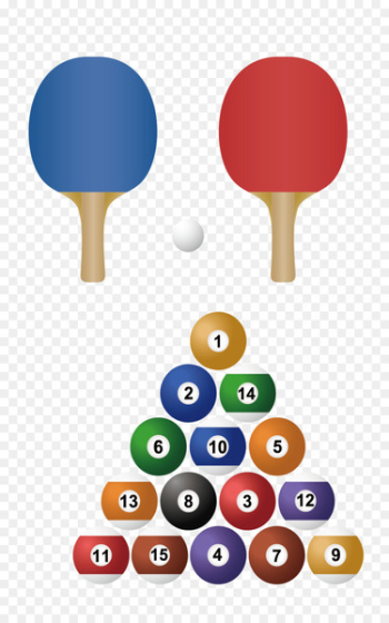 Ball game Tennis Badminton - Vector Billiards Ball game Tennis Badminton - Vector Billiards
