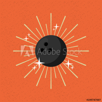 ball sport bowling sunburst color background vector illustration ball sport bowling sunburst color background vector illustration
