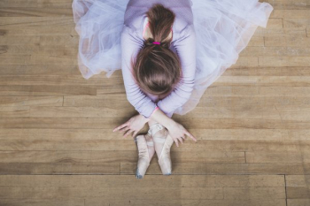 Ballet Dancer Forward Bend Ballet Dancer Forward Bend