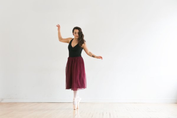 Ballet Dancer On Pointe Ballet Dancer On Pointe
