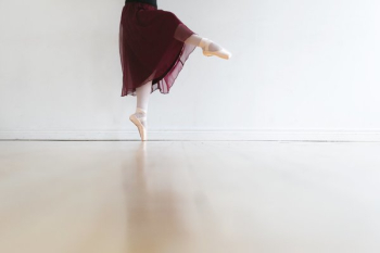 Ballet Dancer Pointing Toe Ballet Dancer Pointing Toe