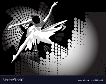 Ballet vector image Ballet vector image