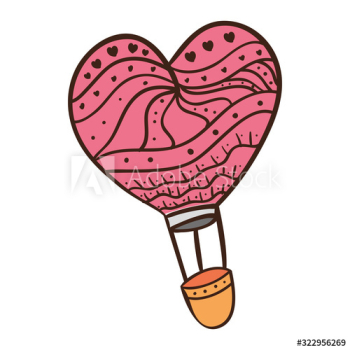 balloon air hot in shape heart design balloon air hot in shape heart design