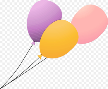 Balloon, Birthday, Balloon Flower, Purple PNG