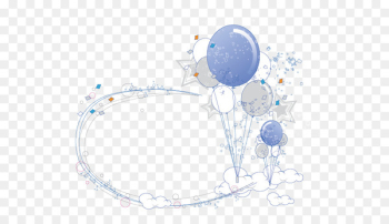 Balloon Blue Illustration - Balloon Vector Balloon Blue Illustration - Balloon Vector