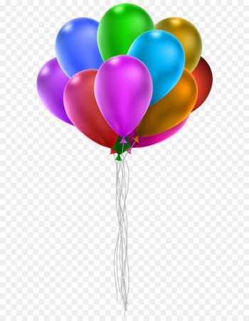 Balloon Clip art - Balloon Bunch Transparent PNG Clip Art Image 