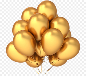 Balloon Gold Stock photography Stock illustration Clip art - Gold balloon 