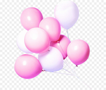 Balloon Pink - Pink white balloon Balloon Pink - Pink white balloon