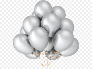 Balloon Silver Party Metallic color Birthday - Yellow balloons PNG image, free download, balloons 