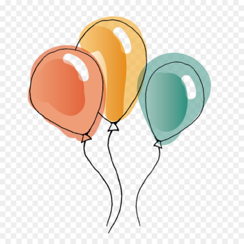 Balloon Watercolor painting Clip art - Vector Watercolor Balloon 