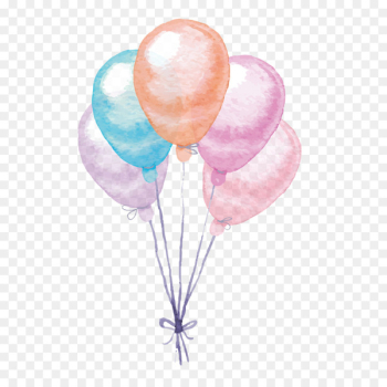 Balloon Watercolor painting - Vector colorful balloons Balloon Watercolor painting - Vector colorful balloons