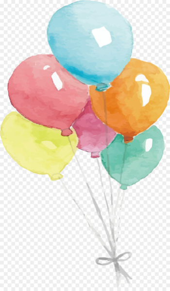 Balloon Watercolor painting - Watercolor balloon Balloon Watercolor painting - Watercolor balloon