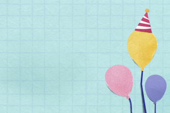 Balloons border background, paper craft | Free Photo - rawpixel Balloons border background, paper craft | Free Photo - rawpixel
