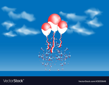 balloons floating in the sky balloons floating in the sky