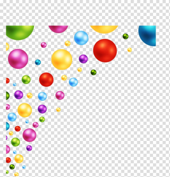 Balloons lot, Light Color Bead, Shading colored balls transparent background PNG clipart
