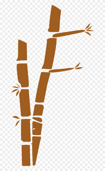 Bamboo Brown Nature Leaf Edging Png Image - Brown Bamboo Border Png