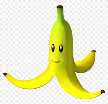 Banana Clipart Mario - Mario Kart Banana Peel Banana Clipart Mario - Mario Kart Banana Peel