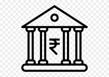 Bank, Banking, Finance, Government, Safe, Secure, Money - Indian Bank Account Icon