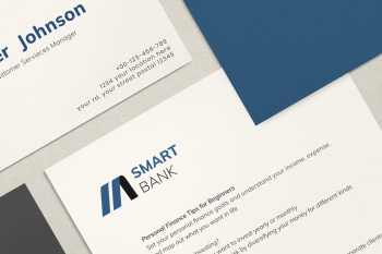 Bank business card mockup, modern | Free PSD Mockup - rawpixel