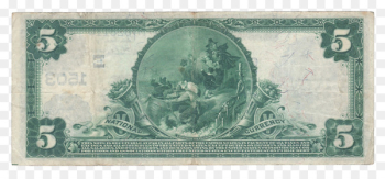 Banknote United States five-dollar bill United States Dollar Currency - banknote 