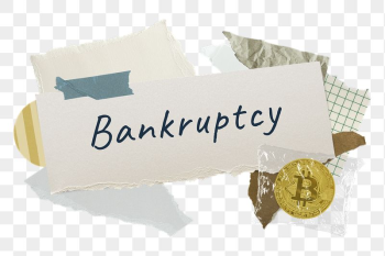 Bankruptcy png word sticker typography, | Free PNG - rawpixel