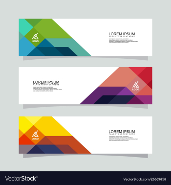 Banner background modern designbusiness template vector image Banner background modern designbusiness template vector image