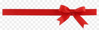 Banner Bow Png Transparent Image - Christmas Ribbon Transparent Background