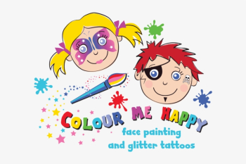 Banner Free Face Painting Clipart - Face Painting Cartoon Png ...
